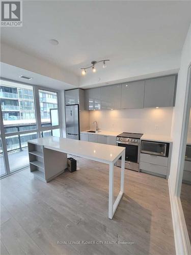 705 - 65 Annie Craig Drive, Toronto (Mimico), ON - Indoor Photo Showing Kitchen With Upgraded Kitchen