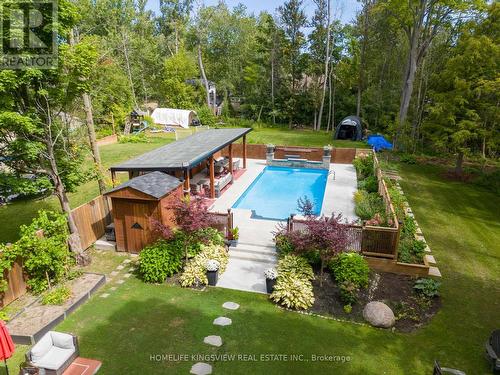 3269 Oak Street, Innisfil, ON - Outdoor With In Ground Pool With Backyard