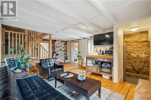 1418 Stittsville Main Street, Stittsville, ON - Indoor Photo Showing Living Room With Fireplace