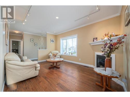 2180 Mimosa Drive, Westbank, BC - Indoor Photo Showing Living Room With Fireplace