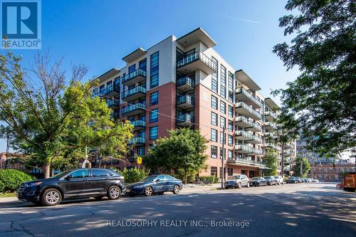 207 - 88 Colgate Avenue, Toronto (South Riverdale), ON - Outdoor With Balcony With Facade