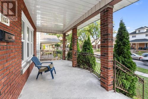 1485 Gladstone Avenue, Windsor, ON - Outdoor With Deck Patio Veranda With Exterior