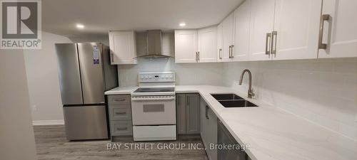 Bsmt - 799 Coldstream Drive, Oshawa, ON - Indoor Photo Showing Kitchen With Double Sink