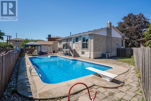 30 Crystal Court, Hamilton (Riverdale), ON - Outdoor With In Ground Pool With Deck Patio Veranda With Backyard With Exterior