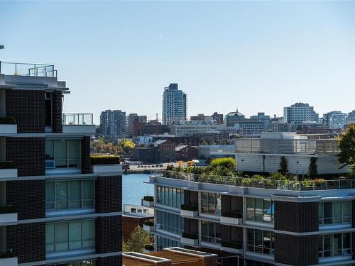 710-160 Wilson St, Victoria, BC - Outdoor With Balcony With View