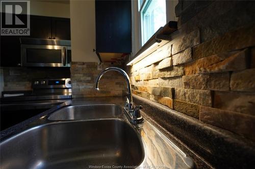 1450 Bruce Avenue, Windsor, ON - Indoor Photo Showing Kitchen With Double Sink