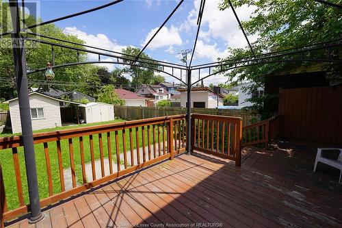 1450 Bruce Avenue, Windsor, ON - Outdoor With Deck Patio Veranda With Exterior