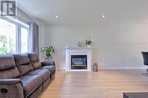 155 Vauxhall Drive, Toronto (Dorset Park), ON - Indoor Photo Showing Living Room With Fireplace