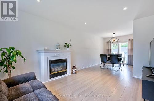 155 Vauxhall Drive, Toronto (Dorset Park), ON - Indoor Photo Showing Living Room With Fireplace