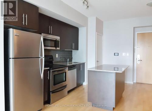 4709 - 65 Bremner Boulevard, Toronto, ON - Indoor Photo Showing Kitchen With Stainless Steel Kitchen