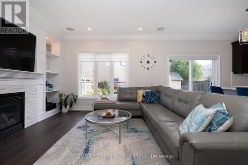 223 Thorndale Road, Brampton (Bram East), ON - Indoor Photo Showing Living Room With Fireplace