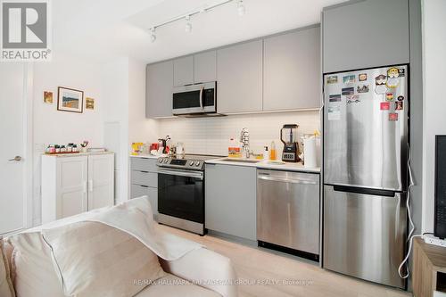 1213 - 50 Power Street, Toronto (Moss Park), ON - Indoor Photo Showing Kitchen With Stainless Steel Kitchen With Upgraded Kitchen