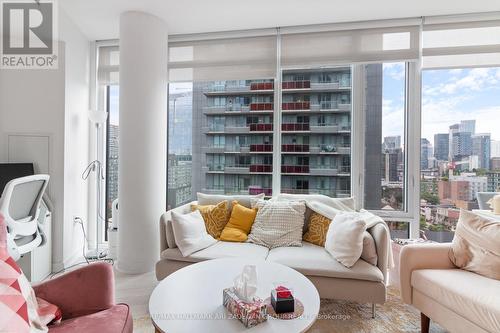 1213 - 50 Power Street, Toronto, ON - Indoor Photo Showing Living Room