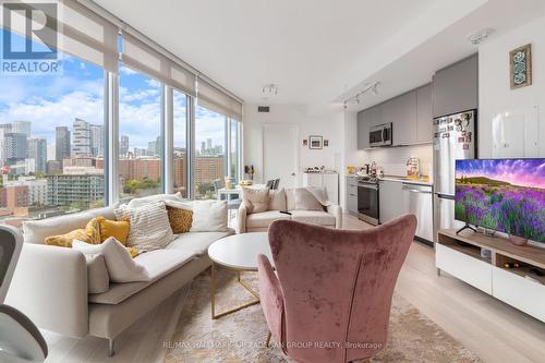 1213 - 50 Power Street, Toronto, ON - Indoor Photo Showing Living Room