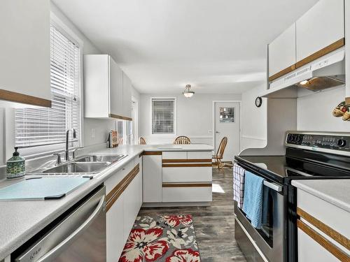 106E N. Thompson Highway E, Clearwater, BC - Indoor Photo Showing Kitchen With Double Sink