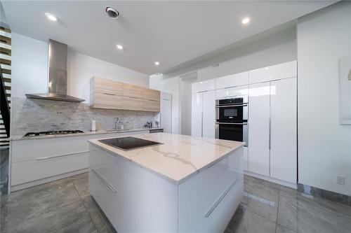 1023 Weatherdon Avenue, Winnipeg, MB - Indoor Photo Showing Kitchen With Upgraded Kitchen