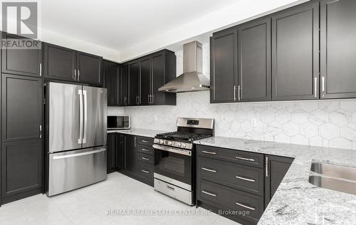 353 Inspire Boulevard, Brampton (Sandringham-Wellington North), ON - Indoor Photo Showing Kitchen With Double Sink With Upgraded Kitchen