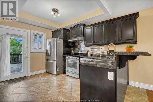 1945 Northway, Windsor, ON - Indoor Photo Showing Kitchen With Double Sink