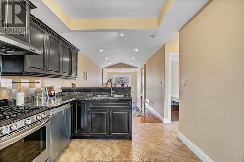 1945 Northway, Windsor, ON - Indoor Photo Showing Kitchen With Double Sink