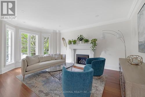 16 Flatbush Avenue, Vaughan, ON - Indoor Photo Showing Living Room With Fireplace