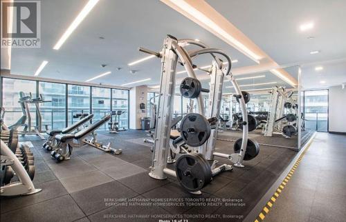 3815 - 30 Shore Breeze Drive, Toronto (Mimico), ON - Indoor Photo Showing Gym Room