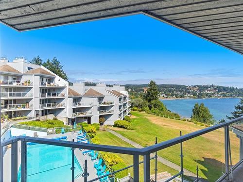 501-2560 Departure Bay Rd, Nanaimo, BC - Outdoor With Body Of Water With Balcony With View