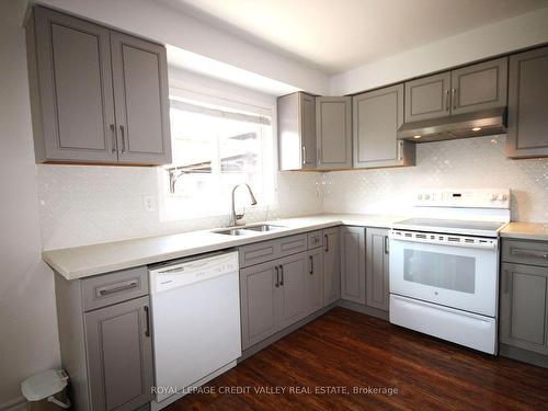 544 Thelma St, Burlington, ON - Indoor Photo Showing Kitchen With Double Sink