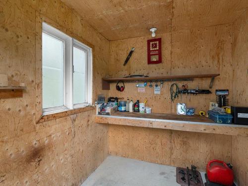 Garage - 143 Petit Lac Du Castor, Hérouxville, QC - Indoor Photo Showing Other Room