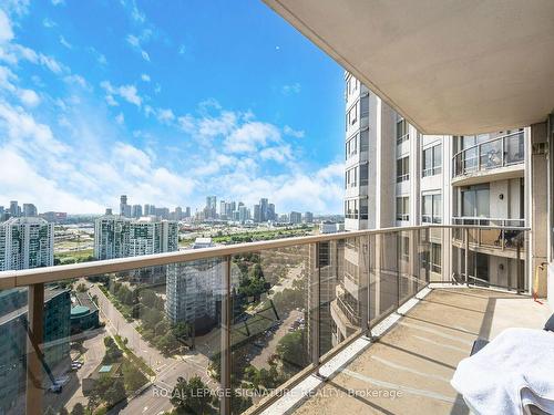 2808-25 Kingsbridge Garden Circ, Mississauga, ON - Outdoor With Balcony With View With Exterior