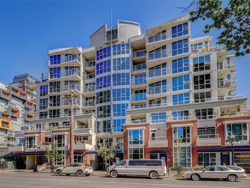 403-860 View St, Victoria, BC - Outdoor With Balcony With Facade