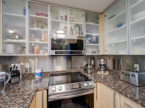 403-860 View St, Victoria, BC - Indoor Photo Showing Kitchen With Upgraded Kitchen