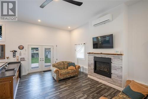 1993 Yonge Street, Sarnia, ON - Indoor Photo Showing Living Room With Fireplace