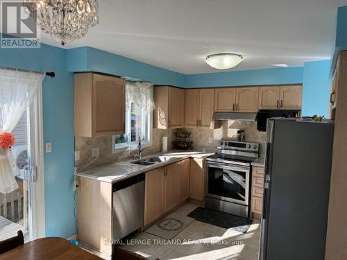 75 Loggers Grove, London, ON - Indoor Photo Showing Kitchen With Double Sink