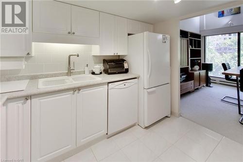 65 Harbour Square Unit# 807, Toronto, ON - Indoor Photo Showing Kitchen With Double Sink