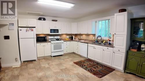 190 Elm Street, Brock (Beaverton), ON - Indoor Photo Showing Kitchen With Double Sink