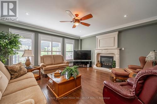 31 Plunkett Court, Barrie, ON - Indoor Photo Showing Living Room With Fireplace