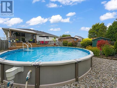 820 Green Valley Drive, Tecumseh, ON - Outdoor With Above Ground Pool With Backyard