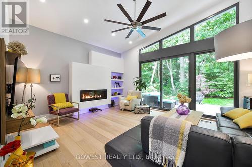 344 Dalewood Drive, Oakville, ON - Indoor Photo Showing Other Room With Fireplace