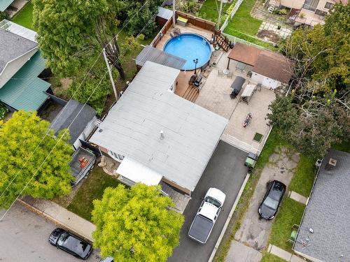 Aerial photo - 12660 Av. Rita-Levi-Montalcini, Montréal (Rivière-Des-Prairies/Pointe-Aux-Trembles), QC - Outdoor With Above Ground Pool With View