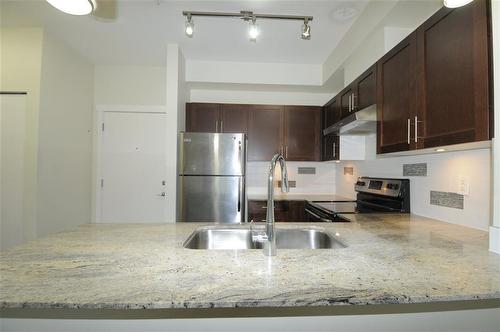 13468 King George Boulevard, Surrey, BC - Indoor Photo Showing Kitchen With Stainless Steel Kitchen With Double Sink