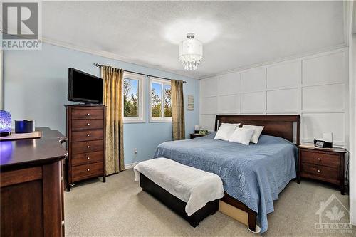 primary bedroom accommodates king size bedroom set - 1657 7Th Line Road, Carleton Place, ON - Indoor Photo Showing Bedroom