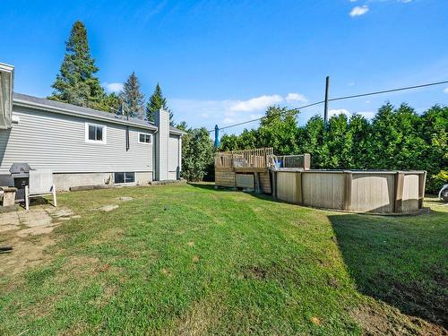 Backyard - 90 Rue Jean, Drummondville, QC - Outdoor With Above Ground Pool