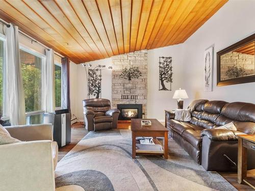 181 Gould Road, Kenora, ON - Indoor Photo Showing Living Room With Fireplace