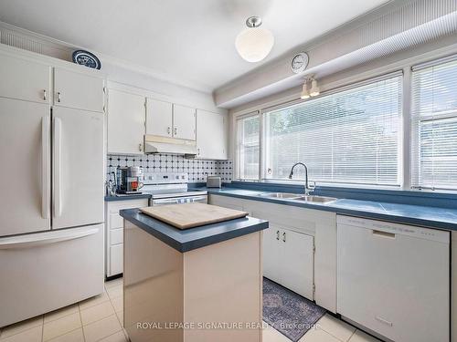 1244 Royal York Rd, Toronto, ON - Indoor Photo Showing Kitchen With Double Sink