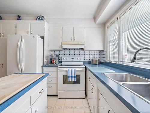 1244 Royal York Rd, Toronto, ON - Indoor Photo Showing Kitchen With Double Sink