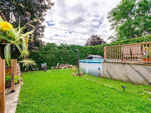 Cour - 204 Av. Des Glaïeuls, Gatineau (Aylmer), QC - Outdoor With Above Ground Pool With Backyard