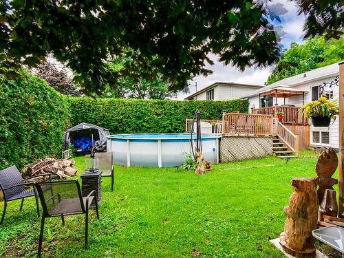 Cour - 204 Av. Des Glaïeuls, Gatineau (Aylmer), QC - Outdoor With Above Ground Pool With Backyard