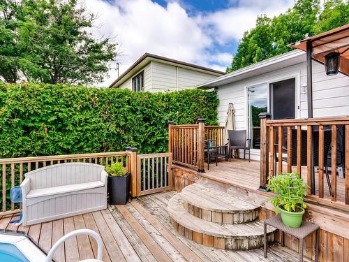 Backyard - 204 Av. Des Glaïeuls, Gatineau (Aylmer), QC - Outdoor With Deck Patio Veranda With Exterior