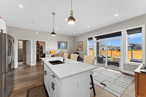 2492 Tallus Heights Lane, West Kelowna, BC - Indoor Photo Showing Kitchen With Double Sink