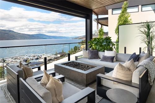 3354 Mckinley Beach Drive, Kelowna, BC - Outdoor With Body Of Water With Deck Patio Veranda With Exterior